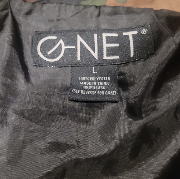 G-Net Camo Polyester Jacket Men's Size L - Picture 4 of 4